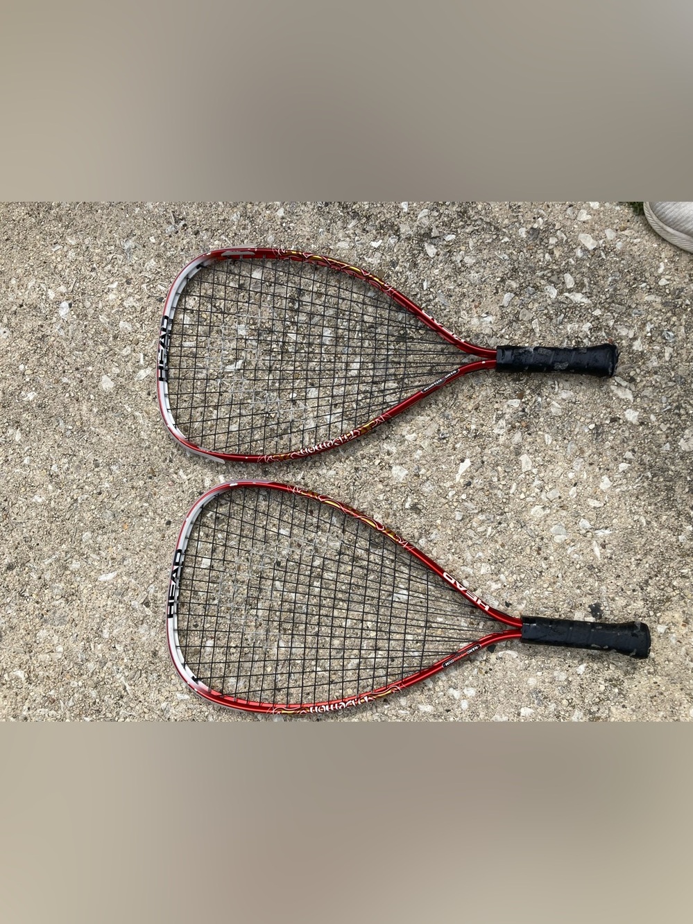 Red Squash Rackets – Pair